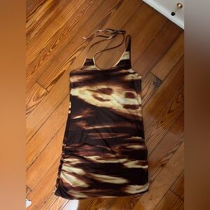 Motel Rocks One shoulder mini Dress